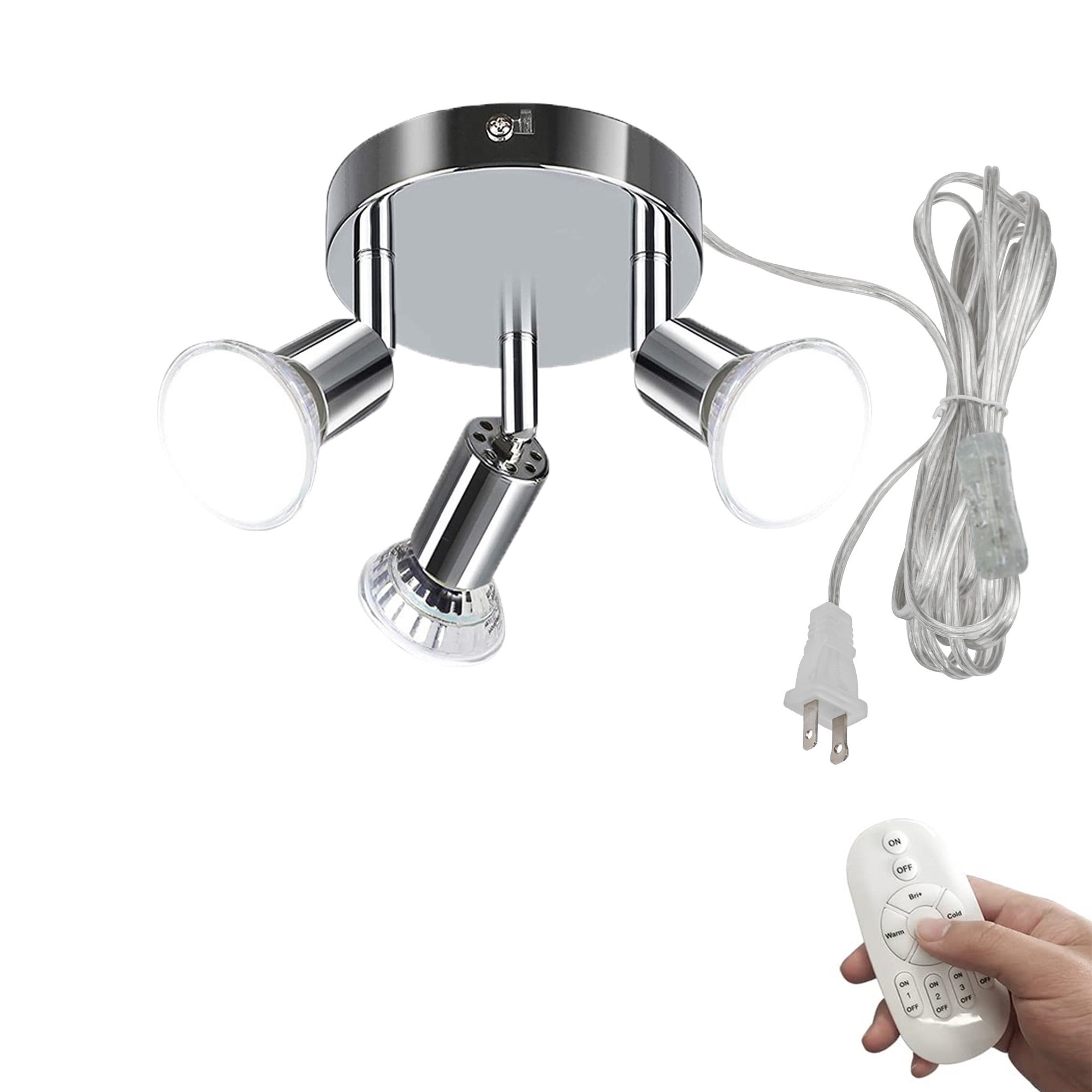 FSLiving Remote Control Ceiling Lamp MultiDirectional Close To Ceiling