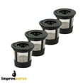 thumbnail image 5 of Impresserve Black Reusable Stainless Steel Mesh Coffee Filter Pods (4 Count), 5 of 5