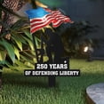 thumbnail image 4 of 250 Years of Defending Metal Garden Stake, Durable Iron Patriotic Yard Sign, 250th Anniversary Bell Outdoor Memorial Day Veterans Day Decor for Lawn Cemetery Memorial Display,11.8Inch, 4 of 9