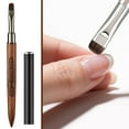 thumbnail image 7 of Nail Art Clean Up Brush, Dual-End French Tip Brush - Flat/Oval/Angled Dual Head Gel Nail Brushes for Polish Mistakes, Cuticle Cleaning, Acrylic & Polygel Nail Design Painting DIY Tools, 7 of 7