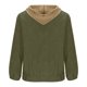 thumbnail image 5 of Chaquetas y abrigos casuales con capucha y manga larga para mujer, chaqueta de pana con capucha de color liso, blusa informal de manga larga con cremallera para mujer, 5 of 6