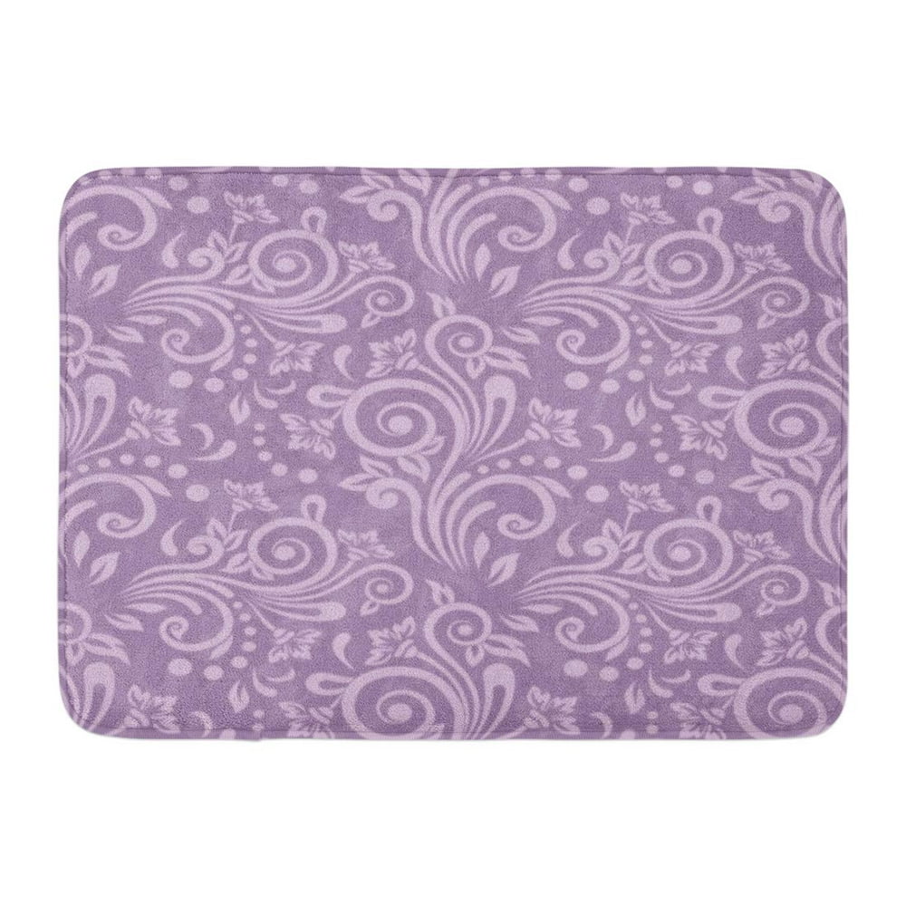 GODPOK Vintage Purple Lavender Floral Pattern Colorful