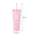 thumbnail image 3 of Vaso My Shop de Plástico de Doble Pared con Tapa y Popote para Bebidas Frías de 700 ml., 3 of 4