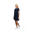 thumbnail image 3 of Women's Ruffle Hem Detailed Short Sleeve Dress, XL, Dark Navy Blue, by Ambesonne, 3 of 3