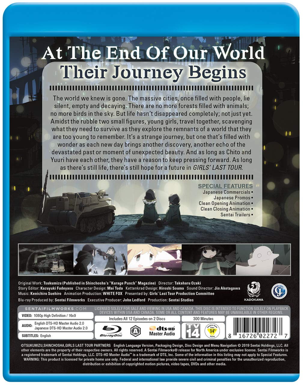 Girls' Last Tour (Blu-ray), Sentai, Anime - Walmart.com