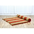 thumbnail image 6 of Leewadee Rollable Floor Mat XL – Comfortable and Rollable Thai Mattress, Large Massage Mat Filled with Kapok, Perfect to Use as a Sleeping Mat 75 x 57 inches, Brown, 6 of 8