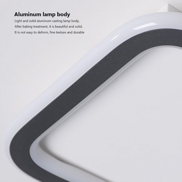 Lámpara Accesorio de techo LED Luz de techo de montaje empotrado de ahorro de energía para baño de dormitorio JShteea Para estrenar