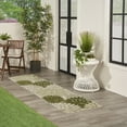 thumbnail image 4 of Nourison Aloha Indoor/Outdoor Ivory Green 2'3" x 8' Area Rug (2x8), 4 of 8