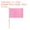 Rose Red, variant on Uxcell 8x5 Inch Mini Plain Flags, Solid Blank Flags Small Hand Held Graffiti Flag for DIY Party, White 12 Pack