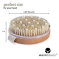thumbnail image 2 of 2025 Dry Body Brush Exfoliating Body Scrubber With Massage Nodules, 2 of 5