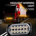 thumbnail image 5 of 12V 12LED Side Marker Tail Warning Light Lamp Car Breakdown Emergency Light Car Trailer Beacon Lamp LED Light Amber For Automobile Truck Motorcycle, 5 of 5