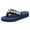 Navy, variant on Xfvqtps Flip Flops for Women Flatform Rhinestone Chain Decor Blingbling Sparkly Slip on Slide Soft Sole Non Slip Casual Beach Summer EVA Sandals Navy