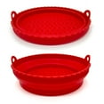 thumbnail image 3 of Walbest Silicone Foldable Fryer Pan Easy Demoulding Heat-resistant Roasting Pan Kitchen Tool, 3 of 10