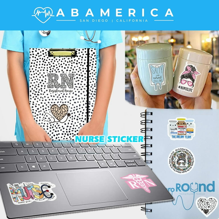 Nurse Laptop Sticker Pack Healthcare Workers Stickers Medical