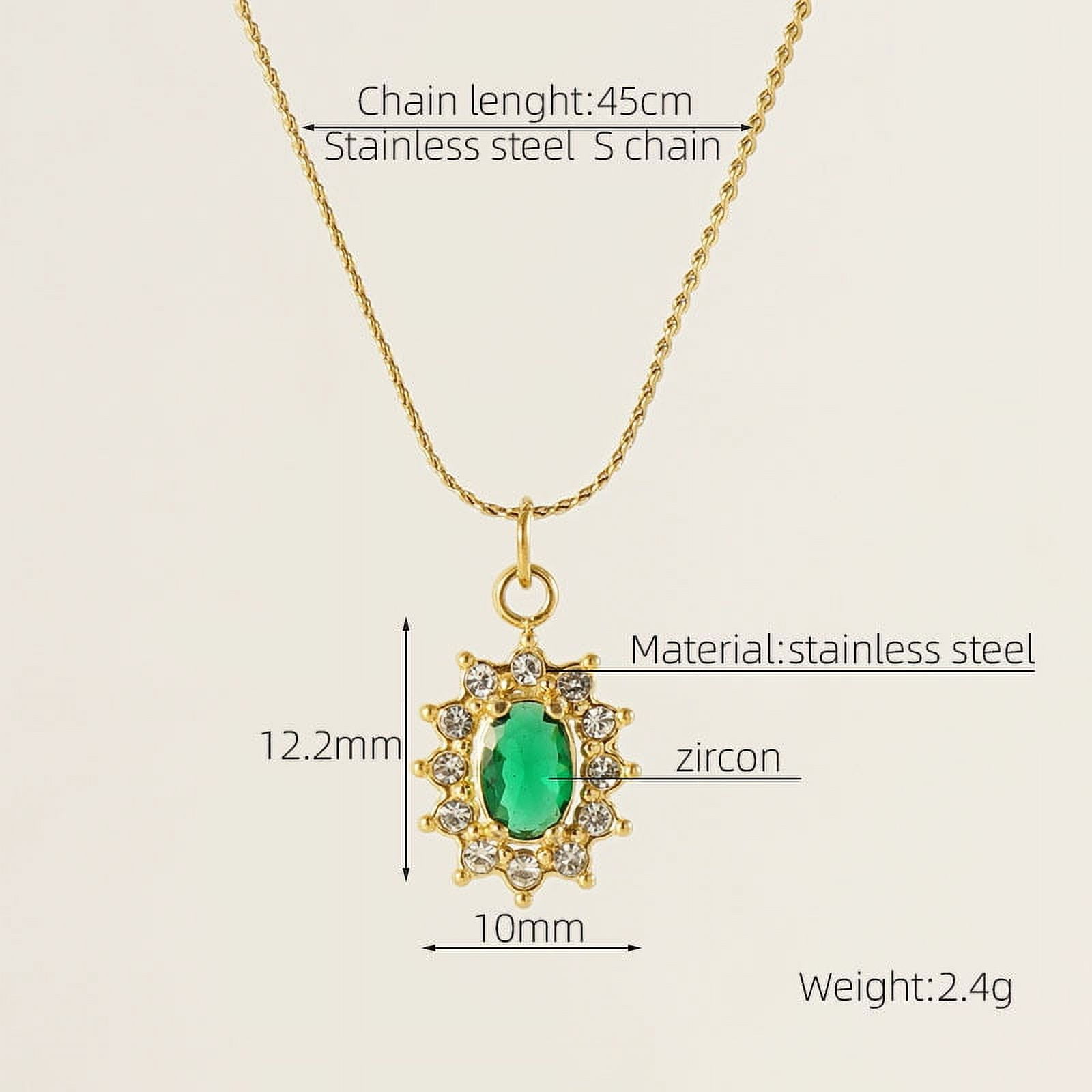 INS Style Double Layer Titanium Steel Pendant Necklace - Luxury