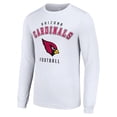 thumbnail image 2 of Men's Starter White Arizona Cardinals Long Sleeve T-Shirt, 2 of 3