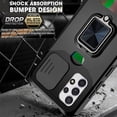 thumbnail image 5 of CoverON For Samsung Galaxy A13 5G Case, KickStand Ring Credit Card slot Camer Cover Phone Magnetic holder, Black, 5 of 6
