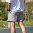 thumbnail image 5 of NIMENJOJA Mens 5.5 Inch Athletic Gym Shorts Cotton Workout lounge Sweat Shorts with Zipper Pockets, 5 of 7