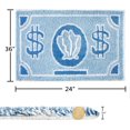 thumbnail image 3 of Boho Cute Rugs for Bathroom Kitchen Dorm Bedroom Aesthetic, 2x3 Small Area Rugs Throw Carpet, Black and White Funky Trendy Cool Bath Mat Non Slip Washable Cartoon Kids Bathroom Rugs Decor, 3 of 5