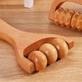 thumbnail image 5 of Rodillos de masaje de madera de 2 piezas, rodillos de punto de disparo, músculos doloridos, herramientas de masaje corporal, cara, cuello, pies, pantorrillas, piernas, brazos, alivio de tejidos JM, 5 of 5