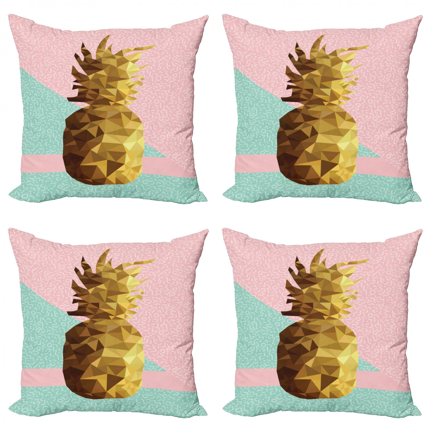 Summer Gold Pineapple Fruit Striped Throw Pillow Covers Pillowcase Zippered Square Decorative Cushion Cases 18x18 Inches For Couch Sofa Chair Car Bedroom Living Room material shown in the video Summer Gold Pineapple Fruit Striped Throw Pillow Covers Pillowcase Zippered Square Decorative Cushion Cases 18x18 Inches For Couch Sofa Chair Car Bedroom Living Room material shown in the video