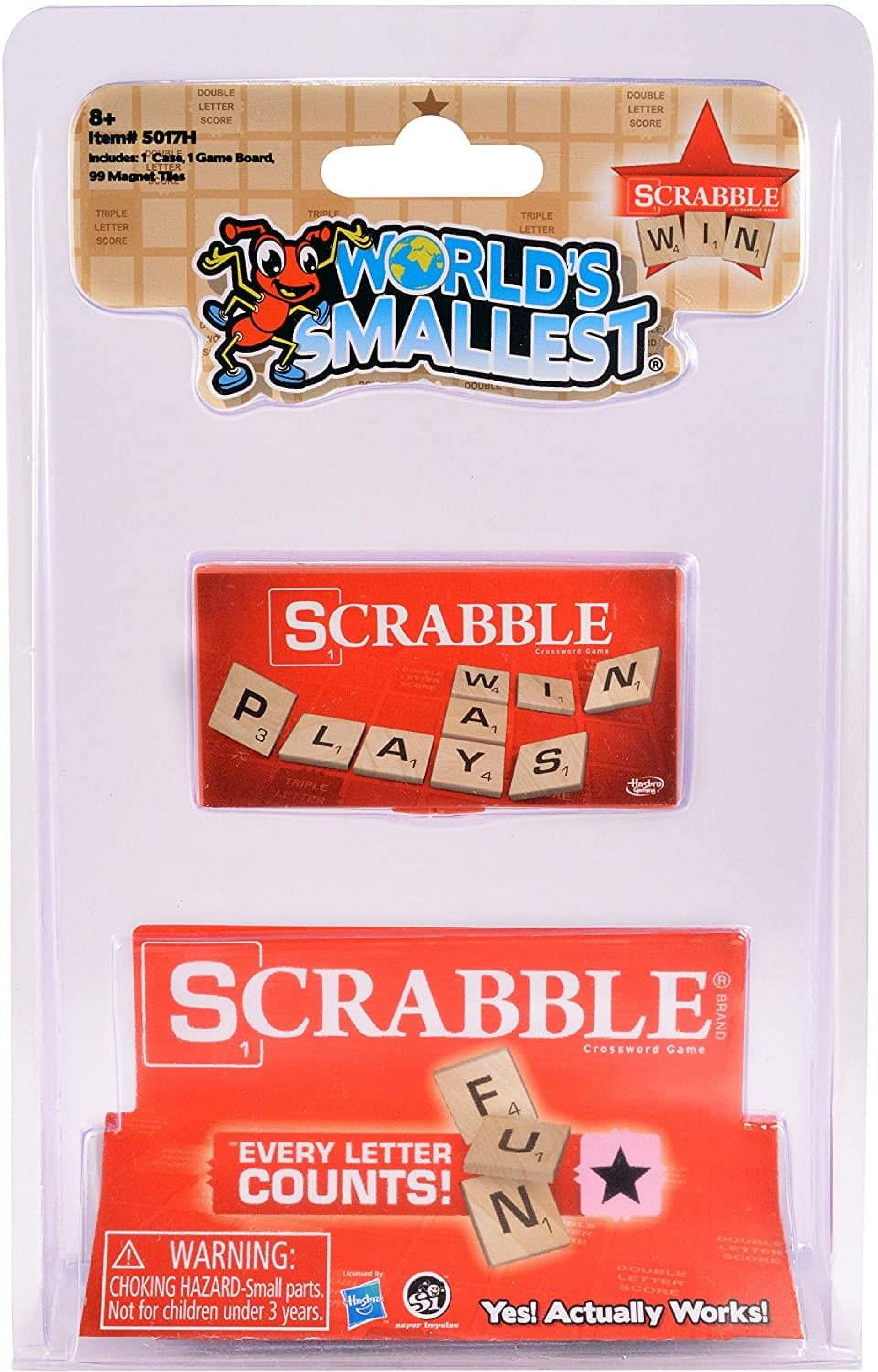World's Smallest Scrabble Board Game – Magnetic Travel Version photo 2