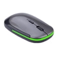 thumbnail image 1 of Matsuzay Ratón inalámbrico de 2 4 GHz Sensación de mano suave Receptor USB delgado Ratón óptico para juegos de 1600 ppp cambiable Type10 NO10, 1 of 5