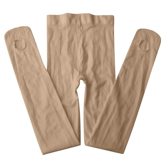 Beshee Pantyhose for Women 1 Pair Convertible Ultra Soft Ballet Pantyhose Tights Dance Stocking Tights Transition for Girls Women Tights for Women Beige L