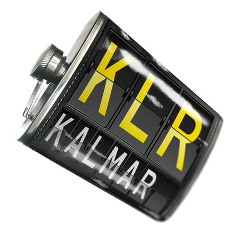 

NEONBLOND Flask KLR Airport Code for Kalmar