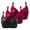 Red, variant on Push Up Bras for Women Bra Pack, Ladies Push Up Rhinestone Bra for Middle-Aged and Elderly 3 Pack Sports Bras for Women 2024 Comfortable, Strapless Bras Bra and Panty Sets, Rose Gold,L