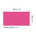 thumbnail image 2 of Uxcell PMMA Acrylic Sheets Colored Non Transparent 12 x 6 Inch Pink for Crafts, 2 of 4