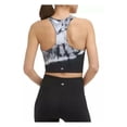 thumbnail image 3 of Dkny Ladies Tie Dye Racerback Cropped Tank, BLACK, S New with box/tags, 3 of 4