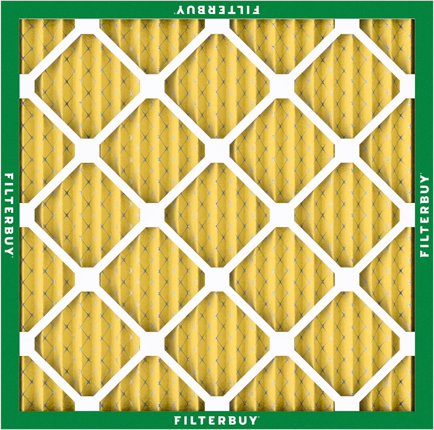 Filterbuy 12x12x1 Air Filter MERV 11 Allergy Defense, Pleated HVAC AC Furnace Filter Replacement, 12-Pack