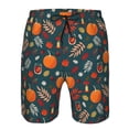 thumbnail image 3 of Pofeuu Autumn with Pumpkins Prin Men's Swim Trunks Quick Dry Bathing Suit Swimming Board Shorts Mesh Lining Beach Swimwear-X-Large, 3 of 6