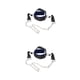 thumbnail image 3 of Wosthever Cinturón de entrenamiento de cuello multiusos, cabezas versátiles, arnés para varios entrenamientos, cabezas, ejercitador de arnés azul negro 2Conjunto, 3 of 6
