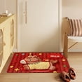 thumbnail image 4 of Yhmxh Alfombrillas de baño para baño Alfombra de baño Alfombra de baño de tierra de diatomeas con textura absorbente de agua del Año de los Caballos Decoración del baño, 4 of 5