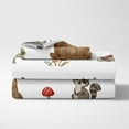 thumbnail image 2 of Sweet Jojo Designs Watercolor Woodland Forest Animals Boy Girl Gender Neutral Unisex Twin Size Sheet Set 3 Piece, 2 of 5