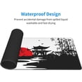 thumbnail image 4 of Black and Red Japanese Landscapes Gaming Mouse Pad Large XL Desk Mat Long Extended Pads Big Mousepad for Home Office Decor Accessories 31.5 X 11.8 Inch, 4 of 6