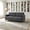 Grey + Polyester, variant on AUU Transitional 2-Seater Loveseat Sofa with Button Tufting, Rolled Arms & Nailhead Trim – Polyester Fabric, Solid Pine Frame, Round Rubber Legs for Living Room