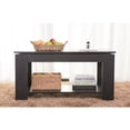 thumbnail image 3 of Basicwise Table Basse Moderne en Bois avec Plateau Relevable, Noir, 3 of 6