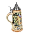 thumbnail image 2 of German Beer Stein Munich Hofbräuhaus München HB relief stein 0.5 liter tankard, beer mug King Werk KI 1000176, 2 of 9