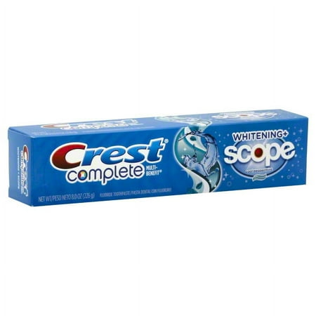 Crest Whitening Plus Scope Toothpaste Cool Peppermint 8 oz