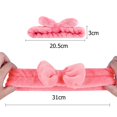 thumbnail image 1 of Paquete de 6 diademas suaves de lana Coral para mujer, bandas para la cabeza de Spa, turbante, lazo a la moda, tocados de encaje, 1 of 3