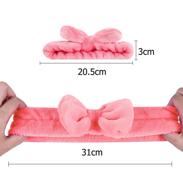 Paquete de 6 diademas suaves de lana Coral para mujer, bandas para la cabeza de Spa, turbante, lazo a la moda, tocados de encaje