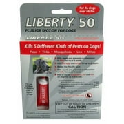 Liberty 50 Kills Flea,Ticks, Mosquitoes, Mites Dogs X-large over 66 LBS 2 Months