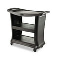 thumbnail image 2 of Rubbermaid Executive Service Cart Three-shelf 20.33w X 38.9d X 38.9 H Black, 2 of 2