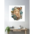 thumbnail image 2 of Butterfly Forest Fairy Poster Wall Art, Modern Wall Decor, 30x30 UNFRAMED, 2 of 3