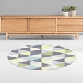 thumbnail image 4 of ZOUSSIQI Non-slip Round Chair Mat Sitting Pad Area Rugs Washable Rug Living Room Bedroom 60cm JU316-108309, 4 of 8