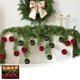 thumbnail image 1 of pstuiky Adorno de bola navideña envuelta en tela, colgante decorativo, adorno navideño de tela, bola para decorar el árbol de Navidad, 1 of 6