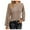 Khaki, variant on Women Long Sleeve Shirt Cut Out Lace Top Business Casual Fall Fashion Clothing Knit Y 2k Shirt Stripes Tee Shirt Light Polyester Womens Shirt Women Compression Shirts Burnout Tee Shirts